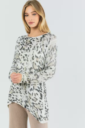 wholesale clothing wild leopard animal cozy sweater davi & dani