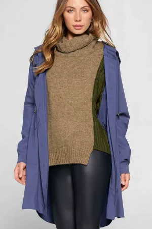 wholesale clothing longline solid drawstring hoodie jacket davi & dani
