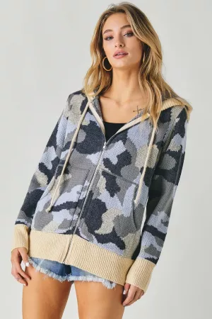 wholesale clothing plus military zip up hoodie cardigan davi & dani