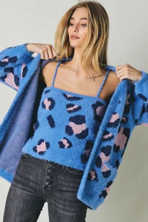 wholesale clothing printed sleeveless sweater davi & dani