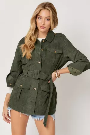 wholesale clothing solid button down jacket davi & dani