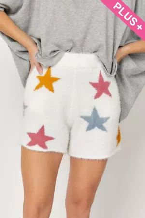 wholesale clothing plus star printed shorts davi & dani