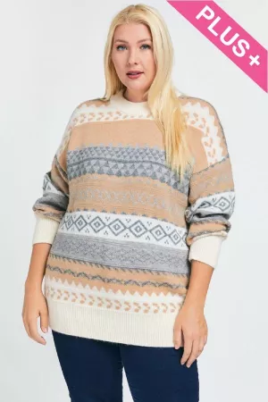 wholesale clothing color block round neck sweater davi & dani