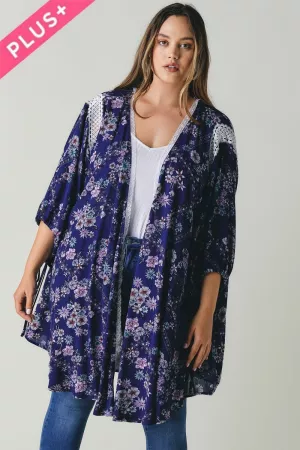 wholesale clothing plus printed kimono davi & dani