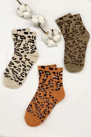 wholesale clothing leopard printed socks davi & dani