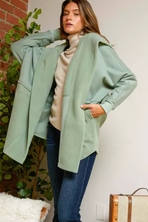 wholesale clothing solid long sleeve jacket davi & dani