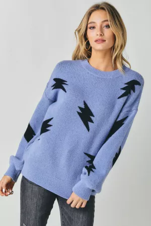 wholesale clothing printed oversize sweater davi & dani