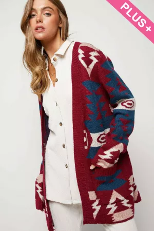 wholesale clothing plus embroidered long sleeve sweater davi & dani