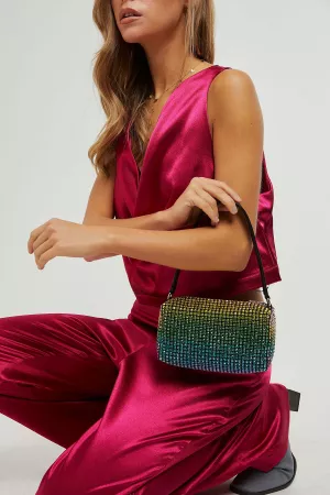 wholesale clothing multicolor stoned handbag davi & dani