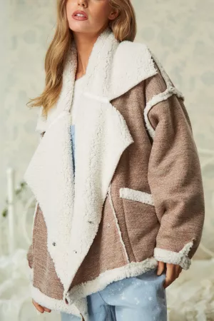 wholesale clothing solid fur jacket with pockets davi & dani