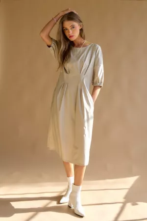 wholesale clothing solid bell sleeve mini dress. davi & dani