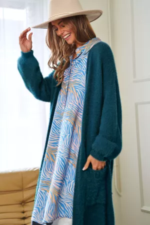 wholesale clothing textured cozy thick oversized loose fit cardigan davi & dani
