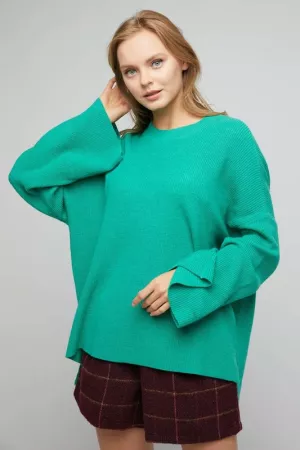 wholesale clothing dropped shoulders voluminous sleeves sweater davi & dani