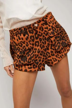 wholesale clothing animal printed front pockets casual short pants davi & dani