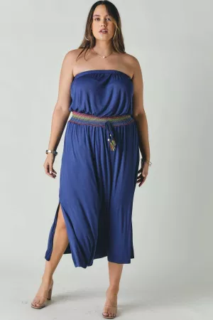 wholesale clothing plus solid off shoulder maxi dress davi & dani