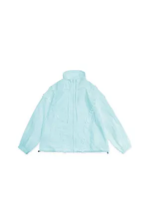 wholesale clothing windbreaker jacket feminine ruffle drawstring davi & dani