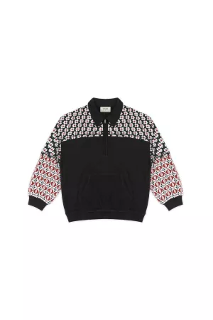 wholesale clothing sweater neck collared pullover outer top davi & dani