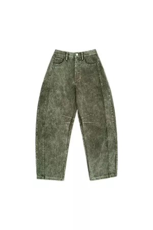 wholesale clothing garment washed corduroy elastic barrel pants davi & dani