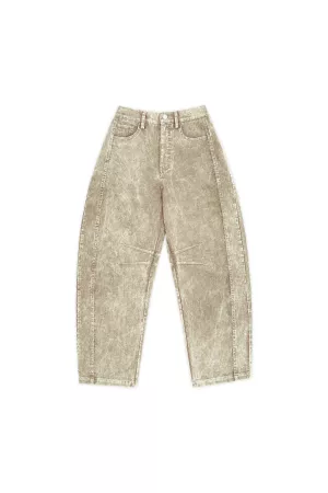 wholesale clothing garment washed corduroy elastic barrel pants davi & dani