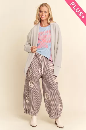 wholesale clothing plus dolman long sleeve loose fit shawl jacket davi & dani