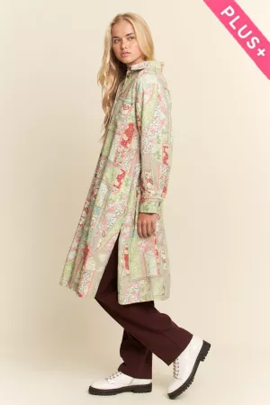 wholesale clothing plus garment washed long shirt jacket shacket davi & dani