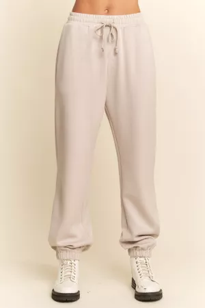 wholesale clothing drawstring elastic waistband jogger sweatpants davi & dani