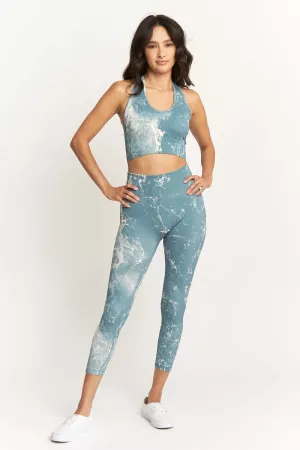 wholesale clothing two-piece activewear set halter top leggings davi & dani