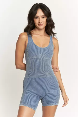 wholesale clothing sleeveless fitting ribbed texture scoop neckline davi & dani