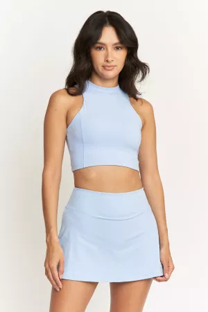 wholesale clothing activewear outfit set crop tank top skirt casual davi & dani