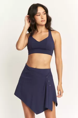 wholesale clothing activewear set cropped sports bra short pocket davi & dani