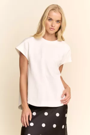 wholesale clothing relaxed sleeve crewneck casual top davi & dani