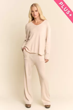 wholesale clothing plus consists matching knit ensemble sweater set davi & dani