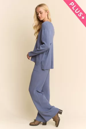 wholesale clothing plus consists matching knit ensemble sweater set davi & dani