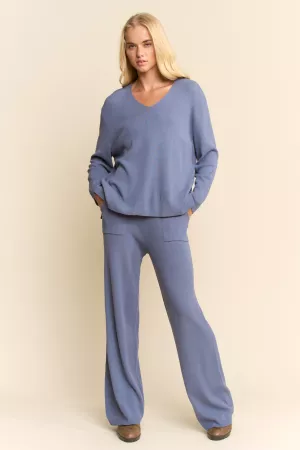 wholesale clothing consists matching brown knit ensemble sweater set davi & dani