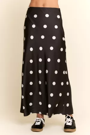 wholesale clothing polka dot long skirt davi & dani