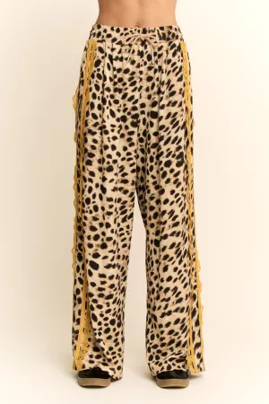 wholesale clothing lace and sporty ribbon stripes pair of pants davi & dani