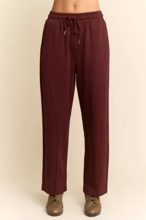 wholesale clothing drawstring wide-leg sweatpants davi & dani