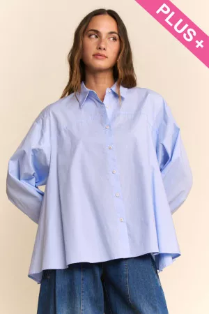 wholesale clothing plus blouse button long sleeve shirts davi & dani