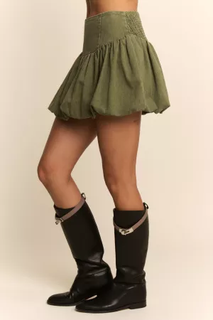 wholesale clothing bubble puffed balloon style effect mini skirt davi & dani