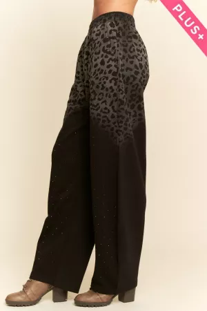 wholesale clothing plus jogger style pants striking gradient effect davi & dani