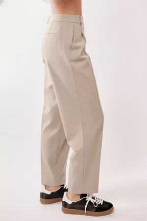 wholesale clothing woman straight fit high waist wide leg pocket trousers davi & dani