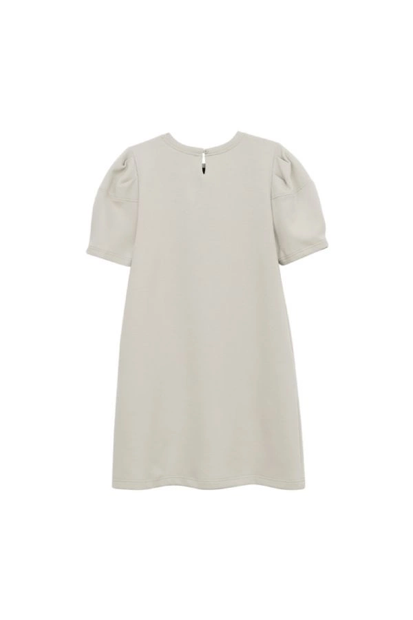 wholesale clothing plus short sleeve puff shoulder top davi & dani