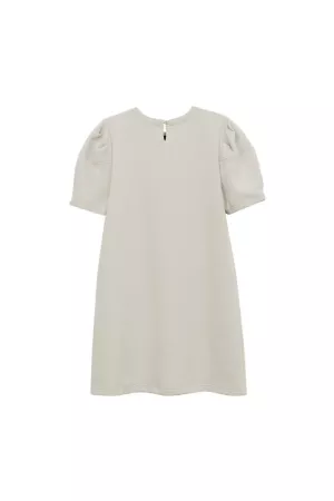 wholesale clothing plus short sleeve puff shoulder top davi & dani