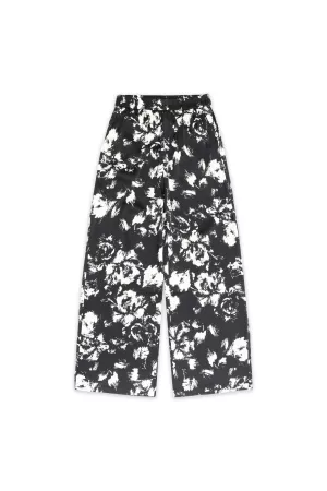 wholesale clothing wide leg pants with a bold abstract floral print davi & dani