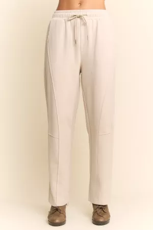 wholesale clothing drawstring wide-leg sweatpants davi & dani