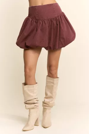 wholesale clothing bubble puffed balloon style effect mini skirt davi & dani