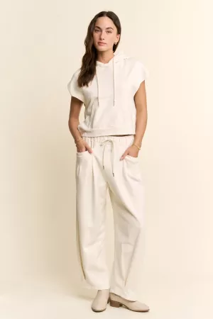 wholesale clothing casual oversized hoodie sweatshirt top drawstr davi & dani