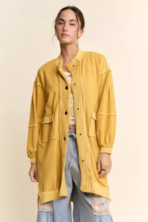 wholesale clothing oversized knit cardigan jacket textured ribbed davi & dani