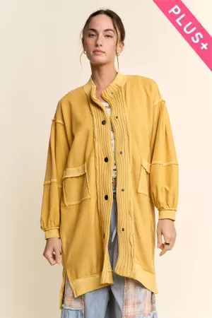 wholesale clothing plus oversize knit cardigan jacket texture ribbed davi & dani