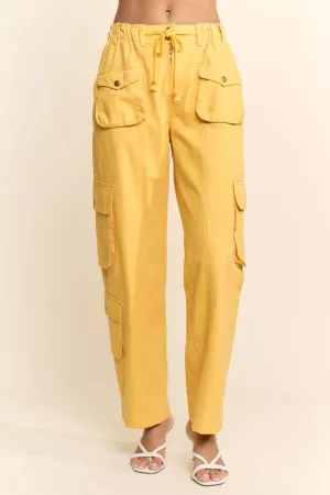 wholesale clothing solid twill denim cargo pants davi & dani